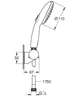 Душовий гарнітур 2 режими струменя Grohe Tempesta 110 27601003 - зображення 8