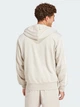 Толстовка на молнии мужская Adidas M 3S Ft Fz Hd JE6340 2XL Бежевая (4067901438475) - изображение 2