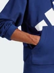 Худи оверсайз мужское Adidas M Bl Ft Hd JE8890 XL Dkblue/White (4067905979004) - изображение 5