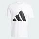 Футболка хлопковая длинная мужская Adidas M Bl Sj T JE8943 3XL White/Black с принтом (4067905186921) - изображение 6