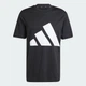 Футболка хлопковая длинная мужская Adidas M Bl Sj T JE8945 M Black/White с принтом (4067906090029) - изображение 6