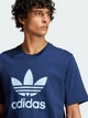 Футболка хлопковая длинная мужская Adidas Originals Trefoil T-Shirt JP2549 XL Nindig/Clesky с принтом (4067901478457) - изображение 4