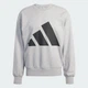 Свитшот оверсайз мужской Adidas M Bl Ft Swt JE8952 S Mgreyh/Black с принтом (4067906152437) - изображение 6