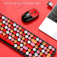 TWolf TF350 Colorful - беспроводной комбо-набор клавиатуры и мыши в черно-красном цвете - изображение 8