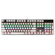 Белая проводная механическая игровая клавиатура TWolf T75 punk LED Blue Switch. - изображение 1