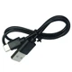 Кабель короткий USB - Type-C Black 30 см - изображение 3