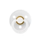 Соска пустушка розмір 2 (6 - 18 міс.) BIBS Colour Latex Round (кругла) – White - изображение 3