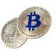 Монета BTC Биткоин Bitcoin в капсуле Blue - изображение 3