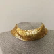 Широкий чокер-кольчуга «Liquid Metal» Honey Fashion Accessories золотистий (120296) - изображение 9