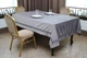 Cкатерть Kayra бархатная, однотонная 165х300 см Серая - изображение 1