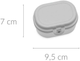 Mini pojemnik na lunch Koziol Pascal soft grey (4002942460627) - obraz 2