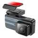Автомобильный видеорегистратор Hoco DV12 GPS, 25fps, 3.69", 2K, Wi с дисплеем и камерой заднего вида Grey - изображение 4