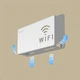 Держатель для беспроводного маршрутизатора Wi-Fi держатель модема, полка подвесная для Wi-Fi роутера органайзер для дома белая - изображение 3