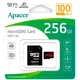 Карта памяти Apacer microSDXC (UHS-1) 256Gb class 10 V10 A1 R100MB/s (adapter SD) (AP256GMCSX10UB-R) - изображение 2