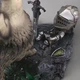 Коллекционная фигурка Дарк Соулс Сиф Великий Волк и Рыцарь Dark Souls Wolf Sif and Knight 21 см CH DS WSK - изображение 8