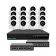 Комплект відеоспостереження на 16 камер GV-IP-K-W83/16 5MP - зображення 1