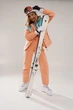 Куртка гірськолижна Brooklet Lili Melon orange/Baby blue жіноча - 202303BLJ-04 - S - изображение 9