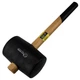 Киянка гумова чорна 1200 р. Сталь 44076 - зображення 1