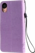 Чехол книжка Samsung Galaxy A03 Core A032 Кот и Дерево Lilac (30478-3B) - изображение 2