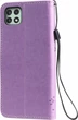 Чохол книжка Samsung Galaxy A22 5G A226 Кіт та Дерево Lilac (30479-3B) - зображення 2