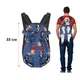 Рюкзак-кенгуру Lesko SY210814 Dogs Blue M для тварин перенесення котам собакам - зображення 3
