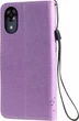 Чохол книжка OPPO A17/A17k (чохол кіт та дерево) Lilac (35763-3B) - зображення 2