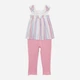 Дитячий комплект (блузка + лосини) для дівчинки Calvin Klein 82840787 104 см Різнокольоровий (1159821692) - зображення 2