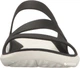 Женские шлепанцы Crocs Jibbitz Swiftwater Sandal 203998-066 42-43 (W11) 27 см Черные с белым (887350888539) - изображение 3