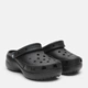 Женские кроксы Crocs Jibbitz Classic Platform Clog W 206750-001 37-38 (W7) 23 см Черные (1914486783854) - изображение 3