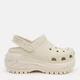 Женские кроксы Crocs Classic Mega Crush Clog Bone 207988-2Y2 37-38 (M5/W7) 23 см Бежевые (196265104154) - изображение 1