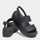 Женские сандалии Crocs Brooklyn Low Wedge Blk/Blk 206453-060 42-43 (W11) 27 см Black/Black (191448544901) - изображение 3
