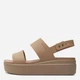 Женские сандалии Crocs Brooklyn Low Wedge W 206453-2EL 37-38 (W7) 23 см Бежевые (1962655908720) - изображение 3