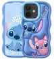 Гумовий чохол Stitch Case на iPhone 13 / блакитний - зображення 1