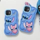 Гумовий чохол Stitch Case на iPhone 13 / блакитний - зображення 5