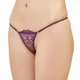 Трусики мереживні міні-стрінги жіночі Felisiya Lingerie Сливове вино 273-2605 L - зображення 1