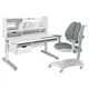 Дитячий комплект меблів FunDesk Pensare Cubby Magnolia Сірий (2987698-5765590) - зображення 1