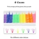 Накладные ресницы Wispy Spikes D Curl 14/16 мм, красочные, с блестками, для создания эффекта Manga, DIY класте - изображение 7