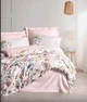 Комплект постельного белья Cottonbox Dalya Pudra Сатин 50x70 см евро 200x220 см (86025) - изображение 1