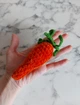 Мягкая игрушка Морковь 15 см вязаная крючком амигуруми - изображение 2