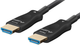 Kabel Lanberg HDMI – HDMI v2.1 100 m Black (CA-HDMI-30FB-1000-BK) - obraz 1