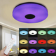 38см светодиодный RGB потолочный светильник bluetooth + пульт дистанционного управления - изображение 3