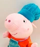 Плюшевая игрушка Свинка Пеппа Повар в колпаке и переднике 20 см Peppa из семьи Пеппа Голограмма в коробке Розовая - изображение 4