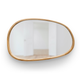 Зеркало асимметричное деревянное Luxury Wood Dali Natural Light Ясень 55x85 см - изображение 2
