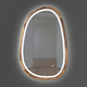 Дзеркало асиметричне дерев'яне з LED-підсвіткою Luxury Wood Dali Natural Walnut Горіх 55x85 см - зображення 1