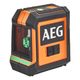 Нівелір лазерний AEG CLG220-K (20 м, 2 промені, зелений, 2xAA) - зображення 2