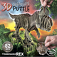 Puzzle 3D Educa T-Rex 82 elementy (8412668191822) - obraz 3