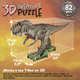 Puzzle 3D Educa T-Rex 82 elementy (8412668191822) - obraz 4