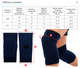 Наколінник спортивний (2шт) LEONE PR328 (хлопок, еластан, EVA, L-XL, Червоний) - зображення 2