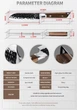 Ніж шеф кухаря Grandsharp Santoku Knife 5 дюймів у подарунковій коробці - зображення 5