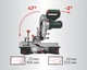 Торцовочная пила Metabo KGS 216 M с протяжкой + картонная коробка (613216000) - изображение 3